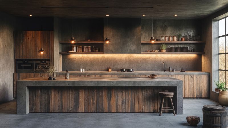 Cement Counter Installation in Sonoma County, CA