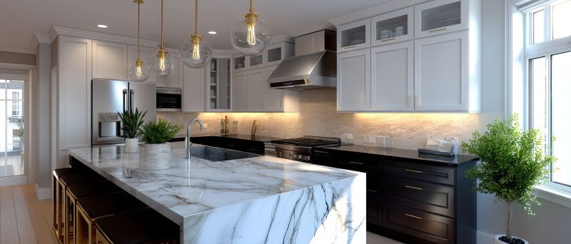 Marble Countertop Installation in Lake County, IL