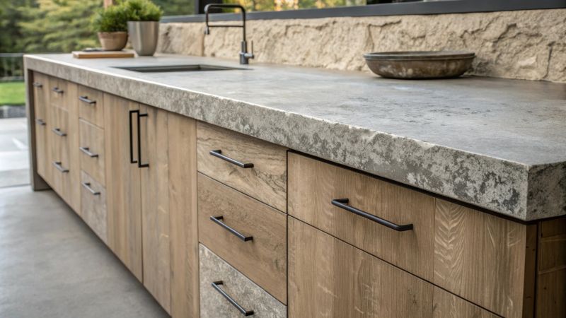 Concrete Countertop Pouring in Santa Rosa, CA